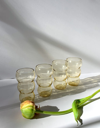 Vintage Bubble Juice Glasses