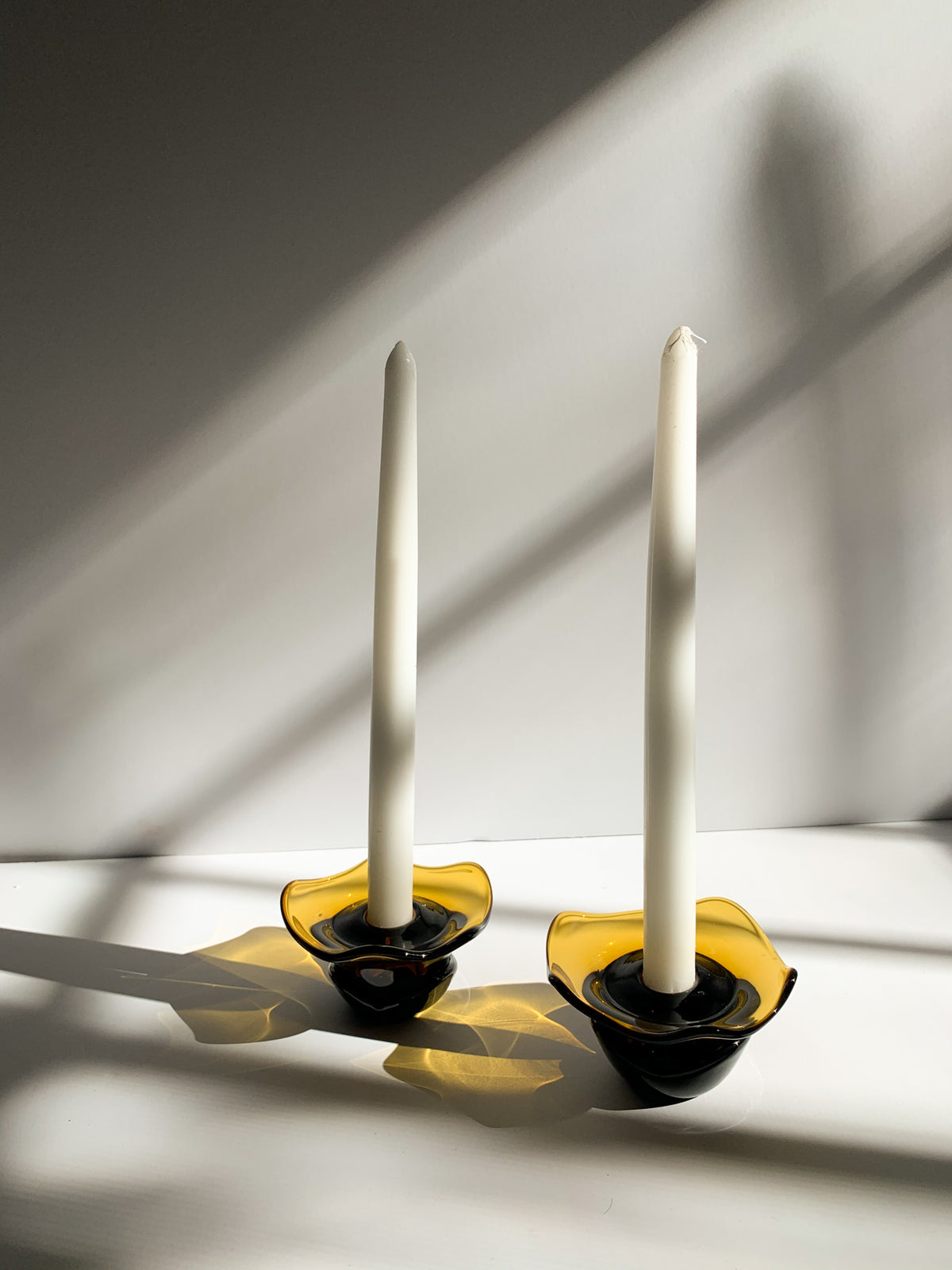 Vintage Sculptured Candle Holders