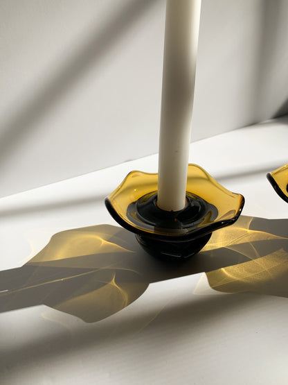 Vintage Sculptured Candle Holders