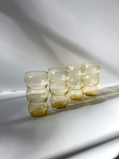 Vintage Bubble Juice Glasses