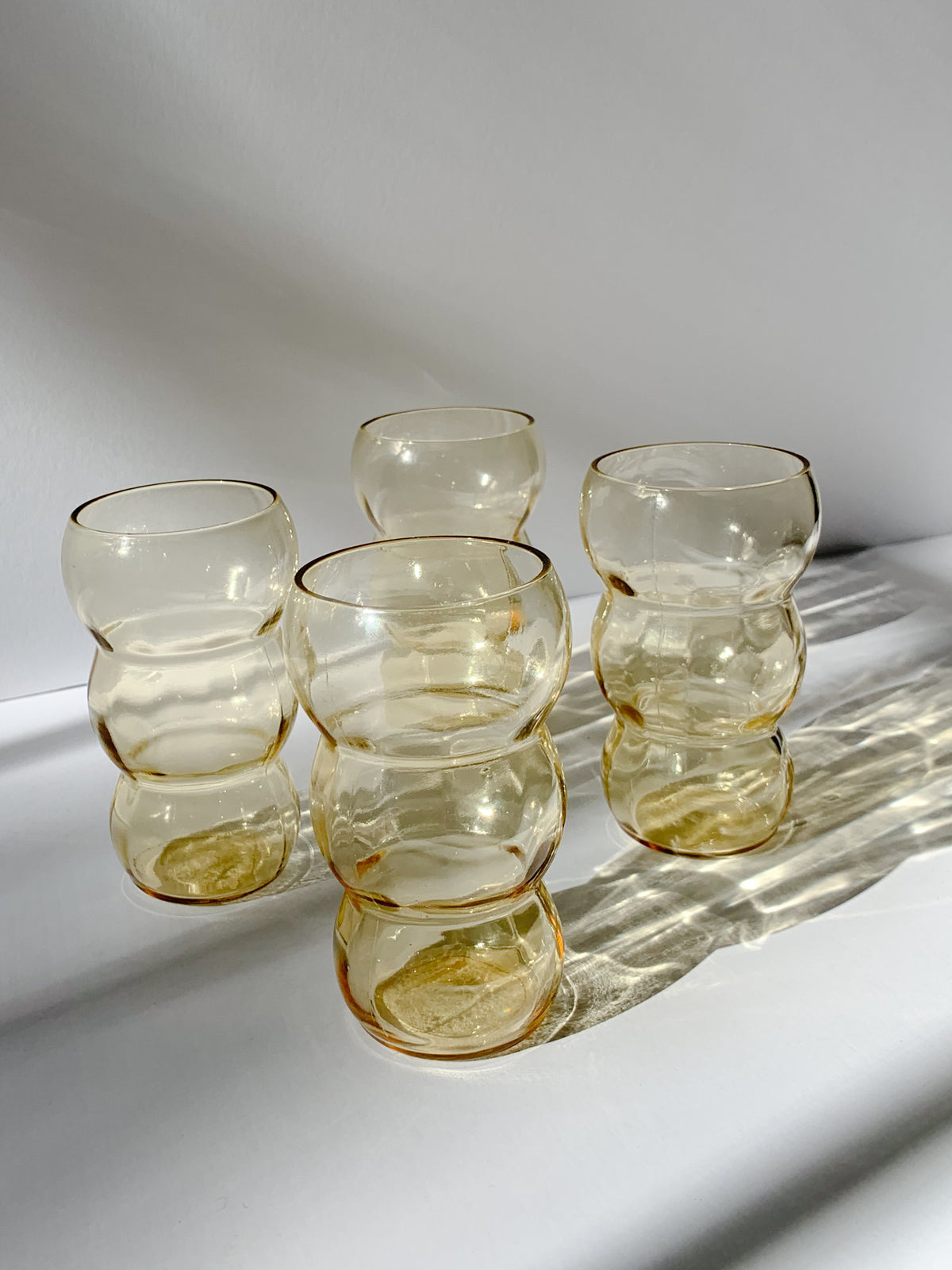 Vintage Bubble Juice Glasses