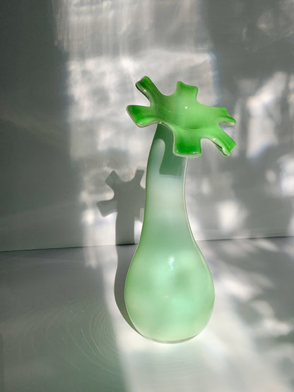 Vintage Sculptured Floral Vase