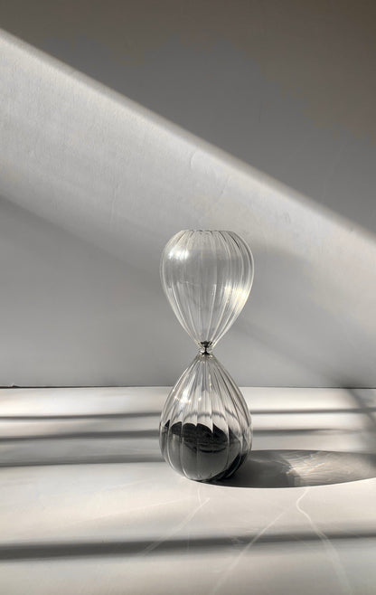 Vintage Crystal Hourglass
