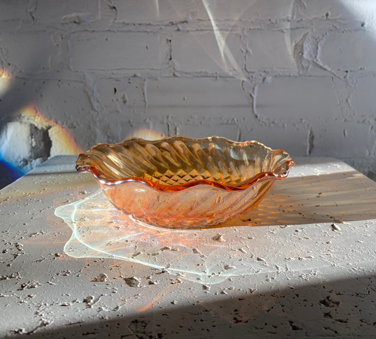 Antique Crystal Catchall