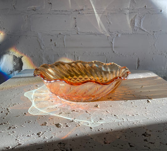 Antique Crystal Catchall