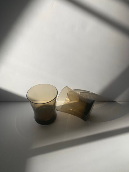 Swedish Modern Smoked Glasses
