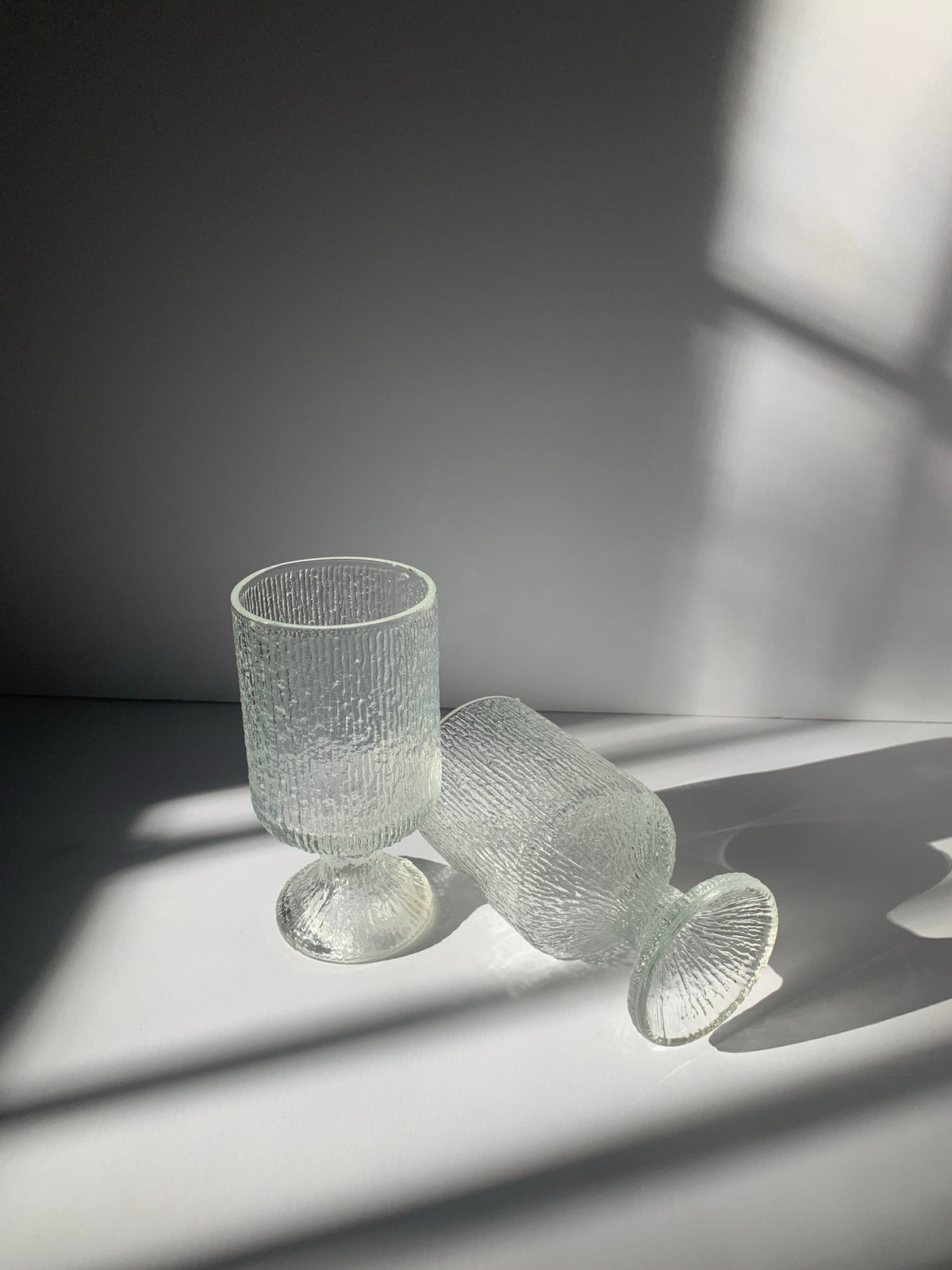 Vintage Textured Glassware