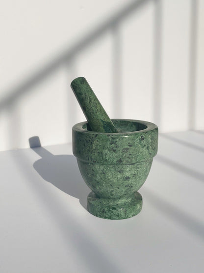 Vintage Granite Mortar and Pestle