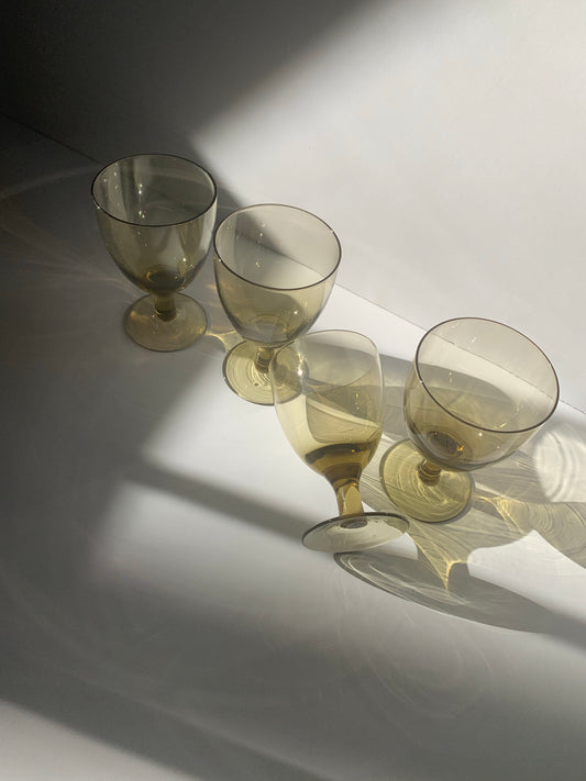 Swedish Smoke Stemware