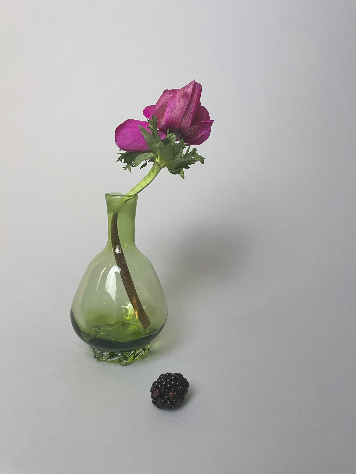 Emerald Murano Vase