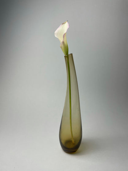 Vintage Smoked Vase