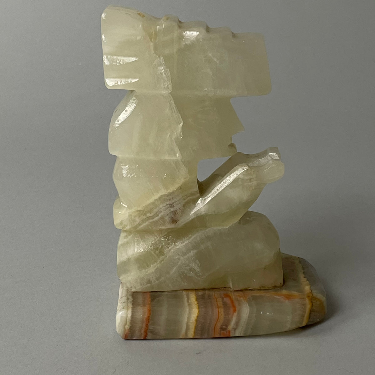 Vintage Marble Aztec Bookends