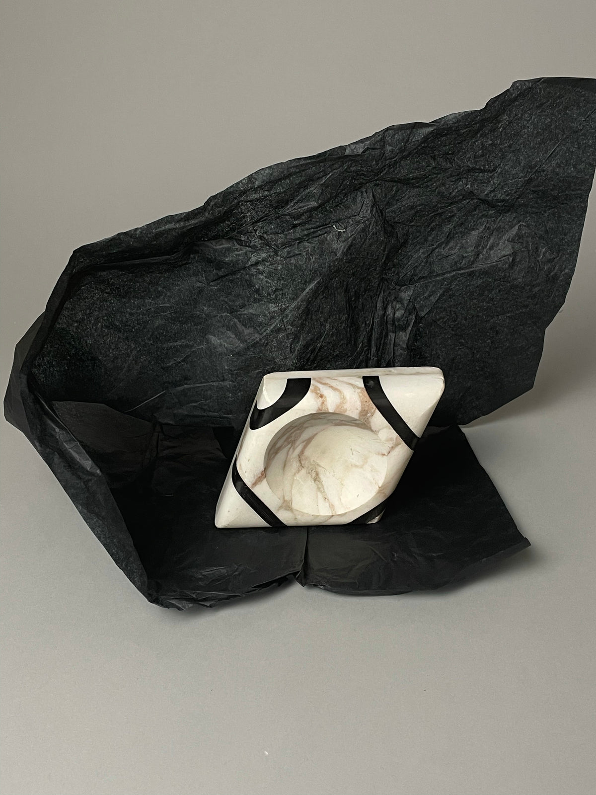 Vintage Marble and Onyx Catchall