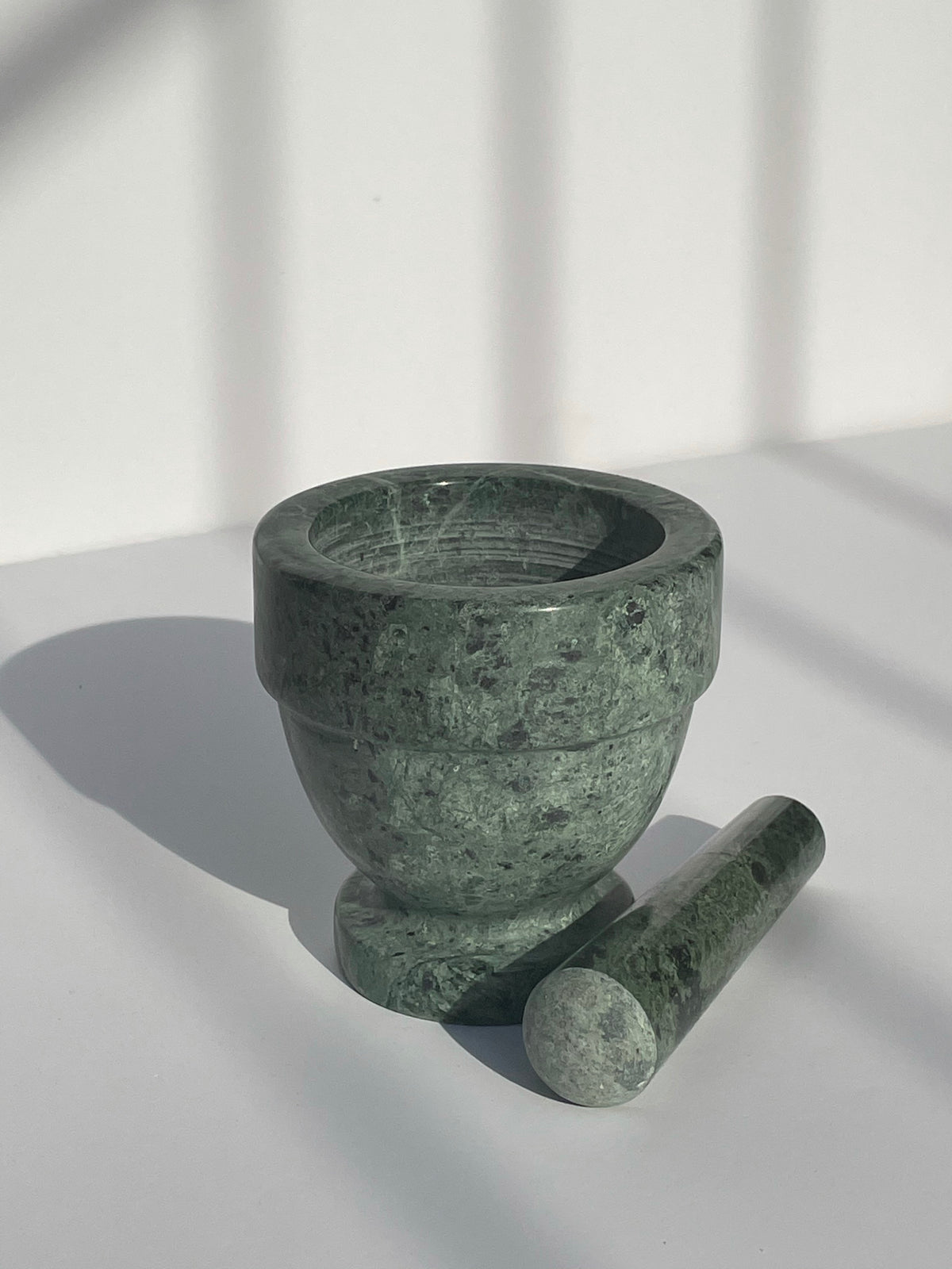 Vintage Granite Mortar and Pestle
