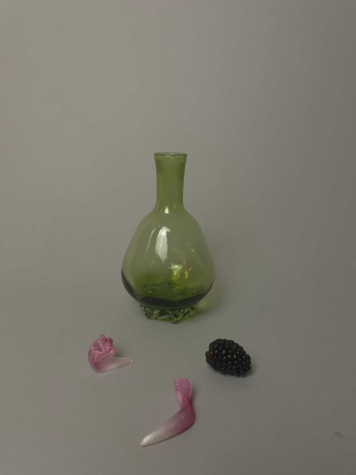 Emerald Murano Vase
